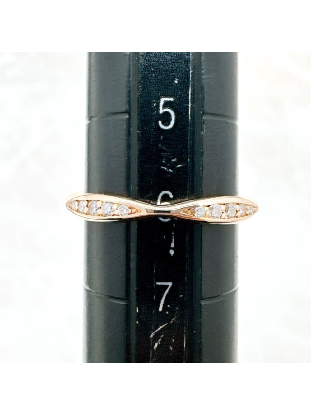 Chanel Camellia Diamond Platinum Ring - Picture 7 of 9